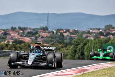 George Russell, Mercedes, Hungaroring, 2024