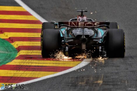 George Russell, Mercedes, Spa-Francorchamps, 2024