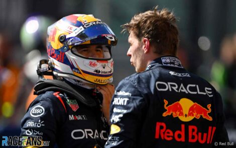 Sergio Perez, Max Verstappen, Red Bull, Spa-Francorchamps, 2024