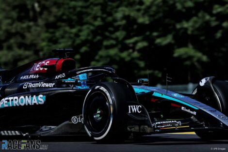 George Russell, Mercedes, Spa-Francorchamps, 2024