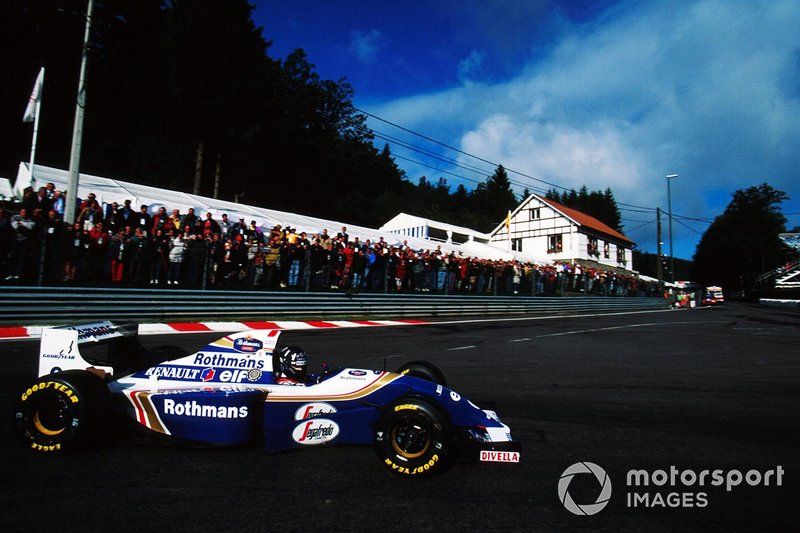 Damon Hill, Williams, won the 1994 Belgian GP after Michael Schumacher, Benetton, was disqualified