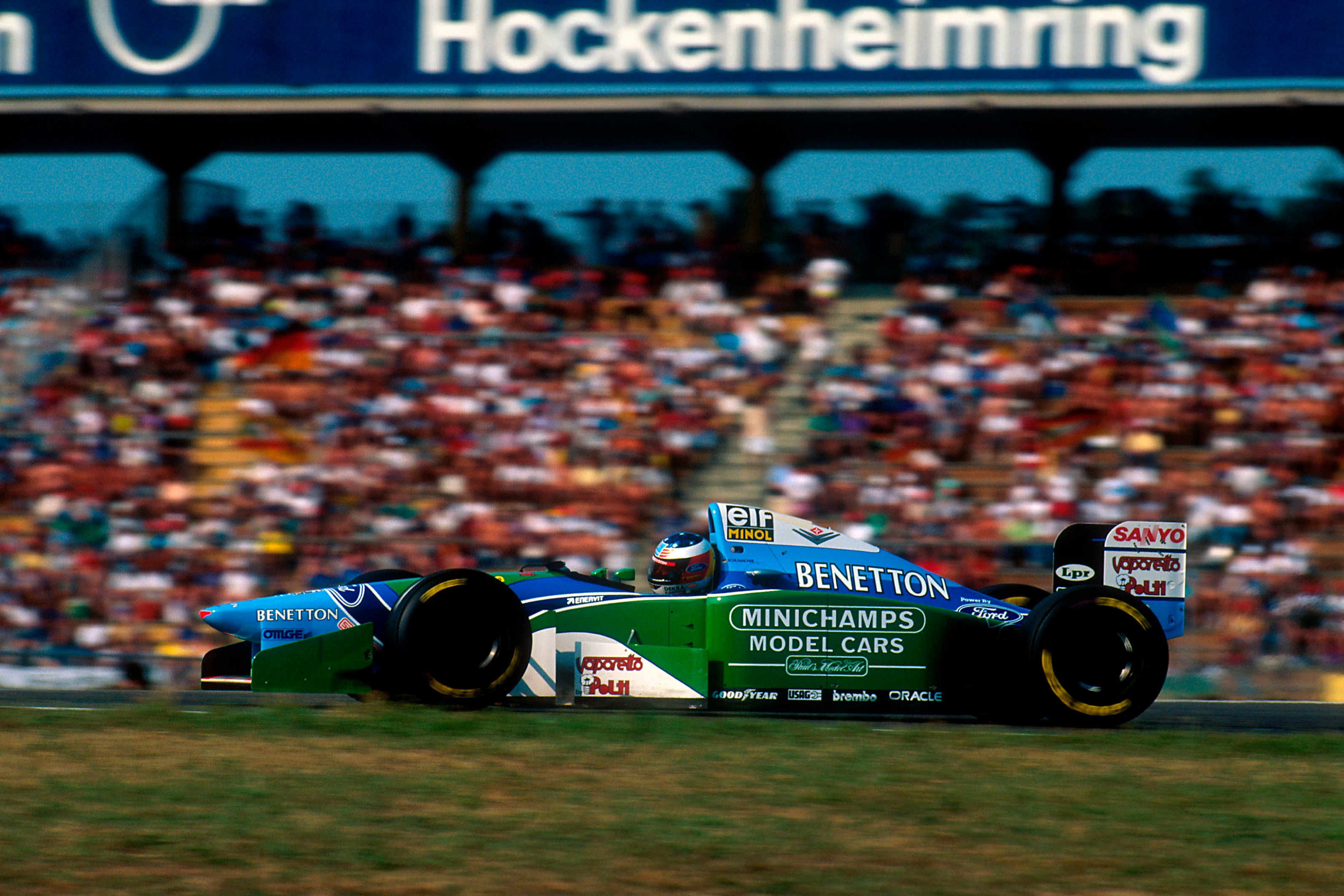 Schumacher's engine failure meant the Benetton mechanics could get proper treatment for their burns