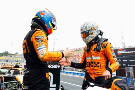 Oscar Piastri, Lando Norris, McLaren, Hungaroring, 2024