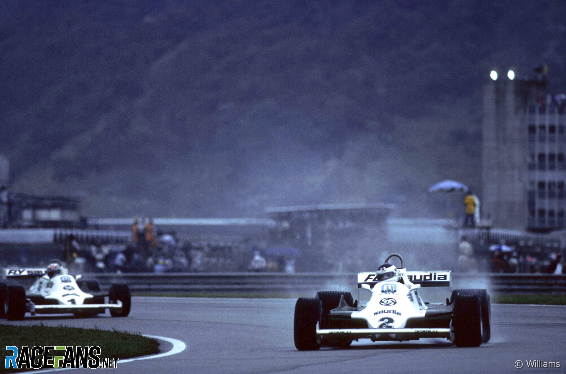 Carlos Reutemann, Alan Jones, Williams, Jacarepagua, 1981