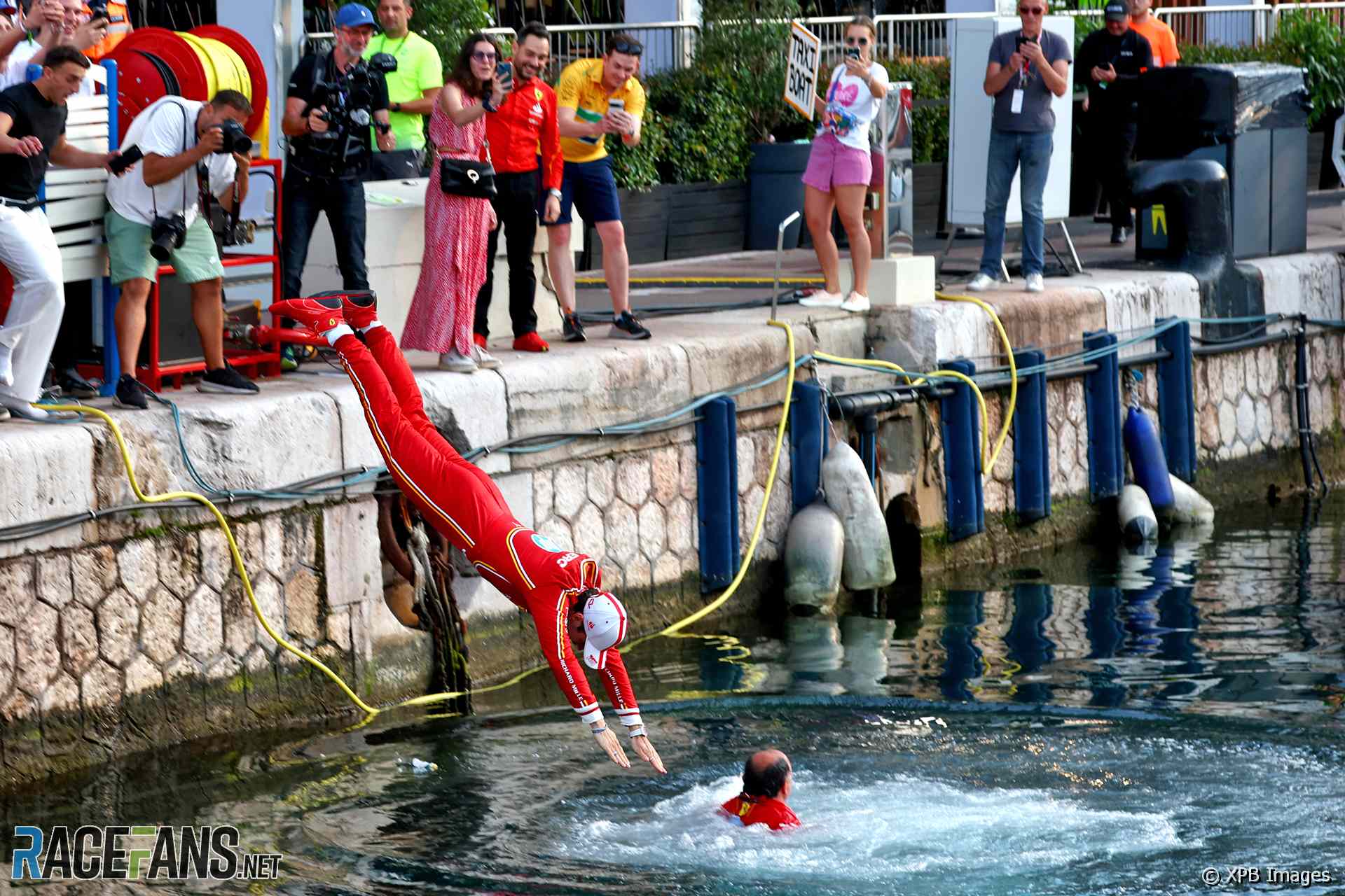 Charles Leclerc, Frederic Vasseur, Ferrari, Monaco, 2024