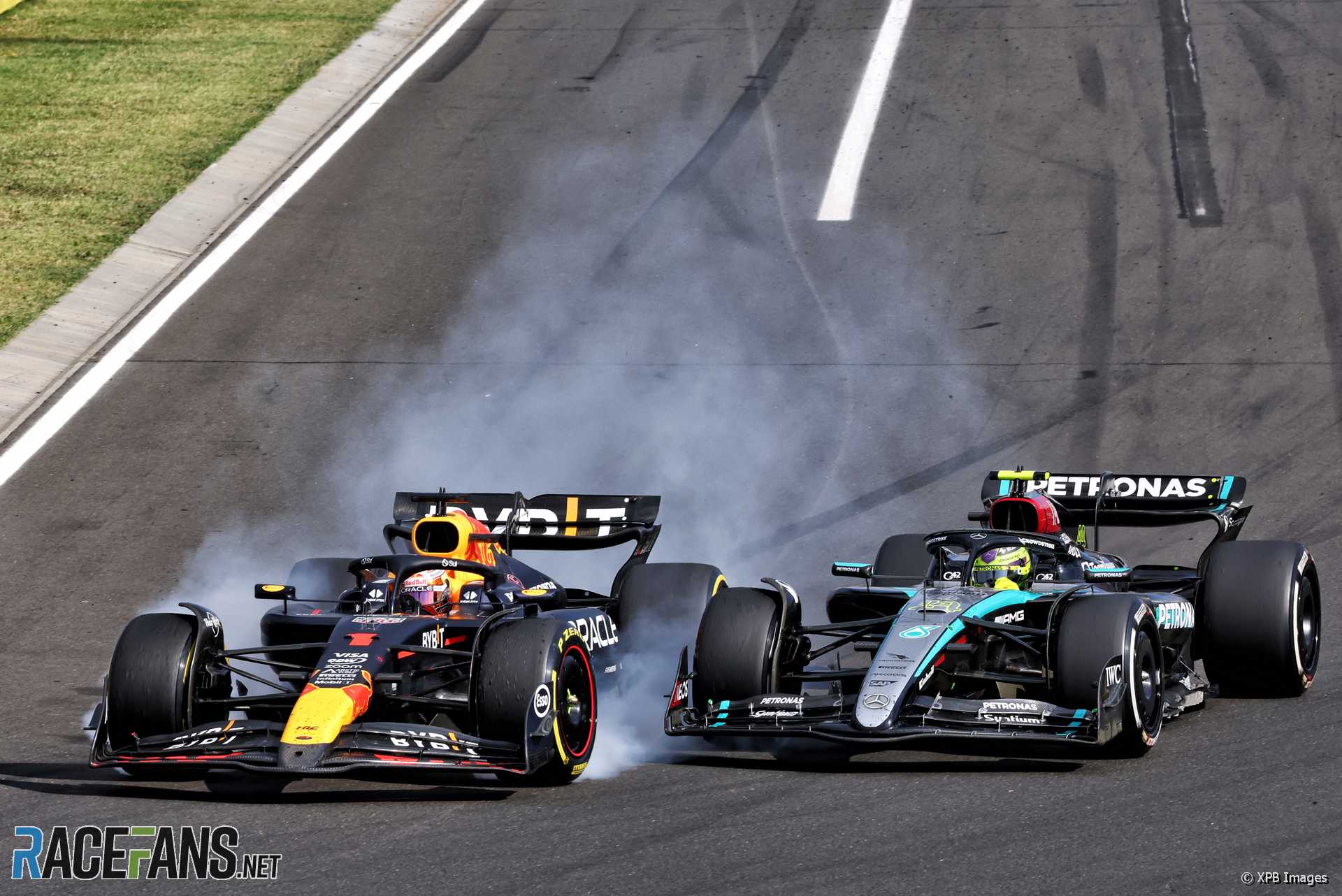 Max Verstappen, Lewis Hamilton, Hungaroring, 2024