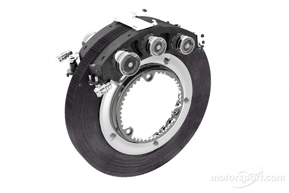 Brembo F1 brake pistons detail