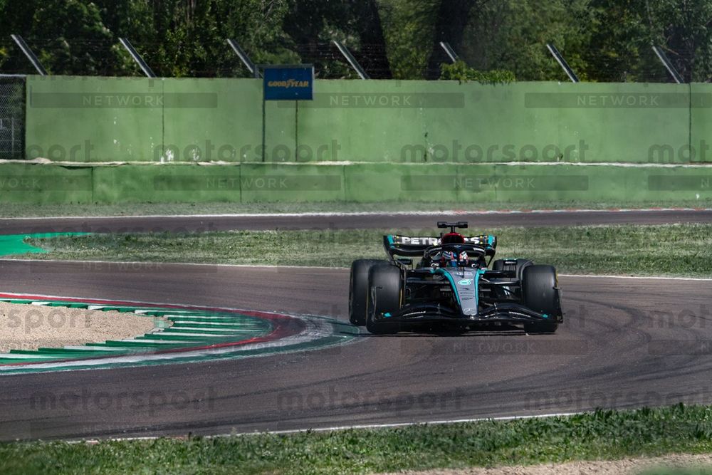 Andrea Kimi Antonelli, Mercedes testing at Imola 