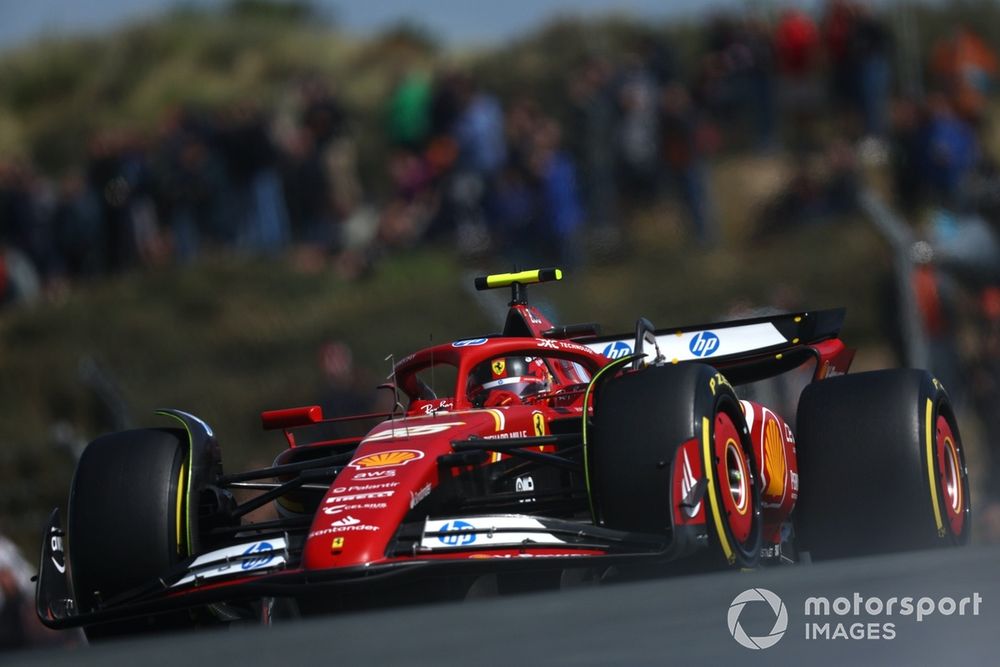 After a weather-blighted FP1, Ferrari's FP2 was hampered when Sainz's car developed a gearbox problem