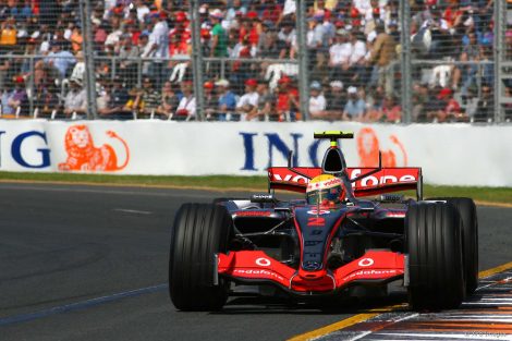 Lewis Hamilton, Mercedes, Melbourne, 2007