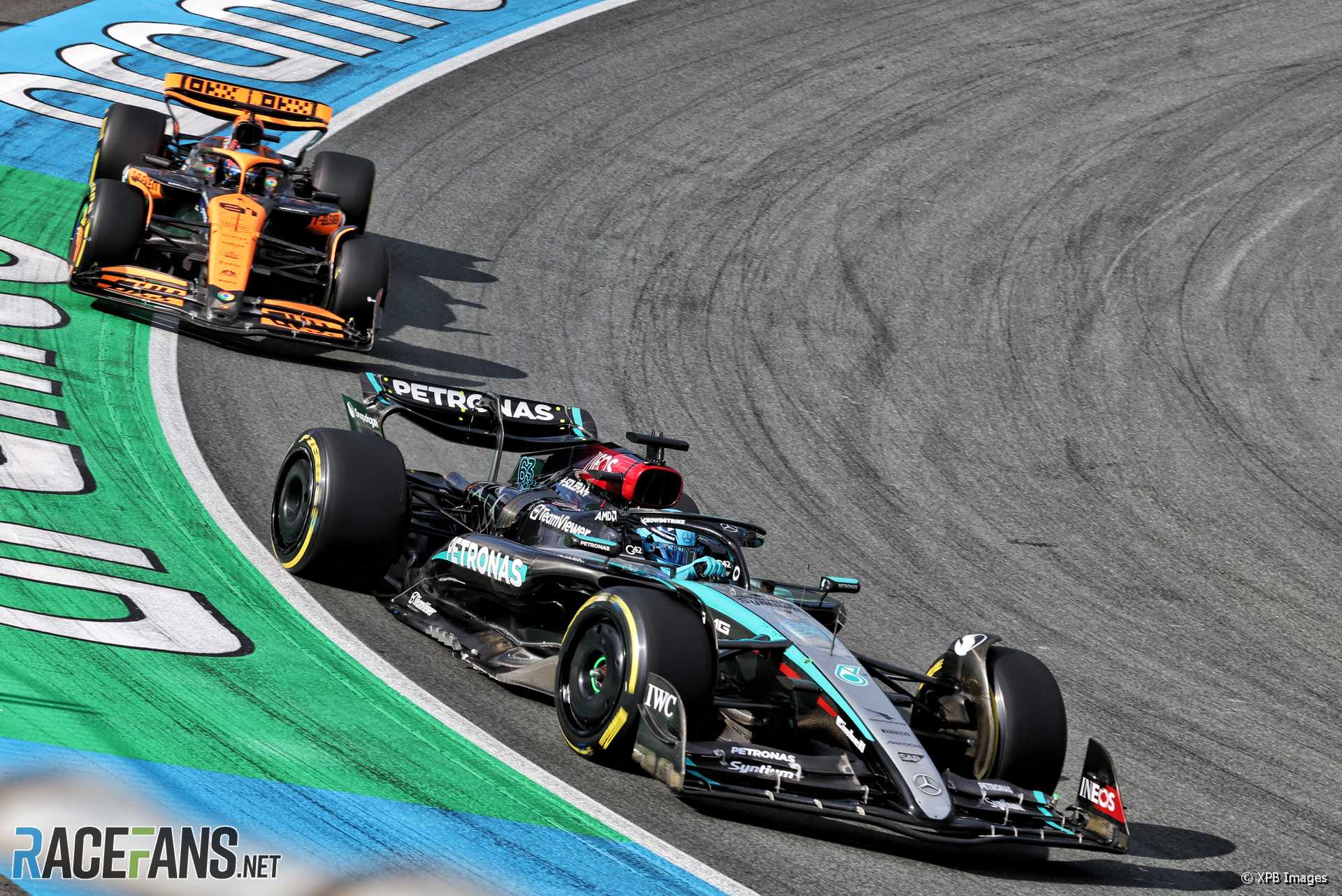 George Russell, Mercedes, Zandvoort, 2024