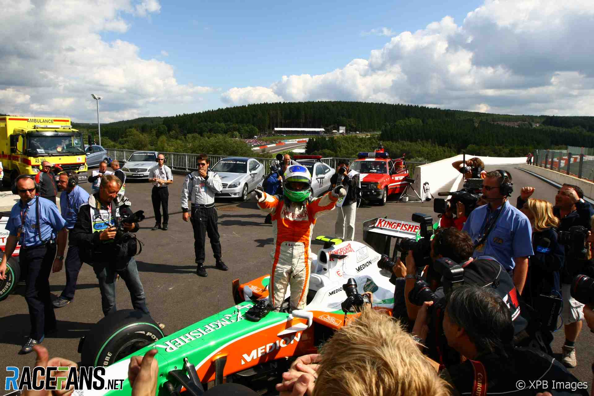 Giancarlo Fisichella, Force India, Spa-Francorchamps, 2009