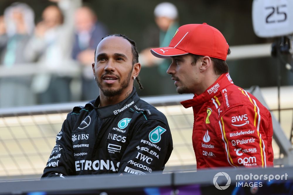 Sir Lewis Hamilton, Mercedes-AMG F1 Team, Charles Leclerc, Scuderia Ferrari