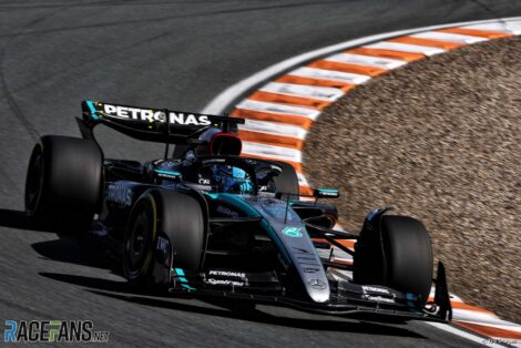 George Russell, Mercedes, Zandvoort, 2024