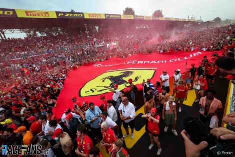 Ferrari fans, Monza, 2024