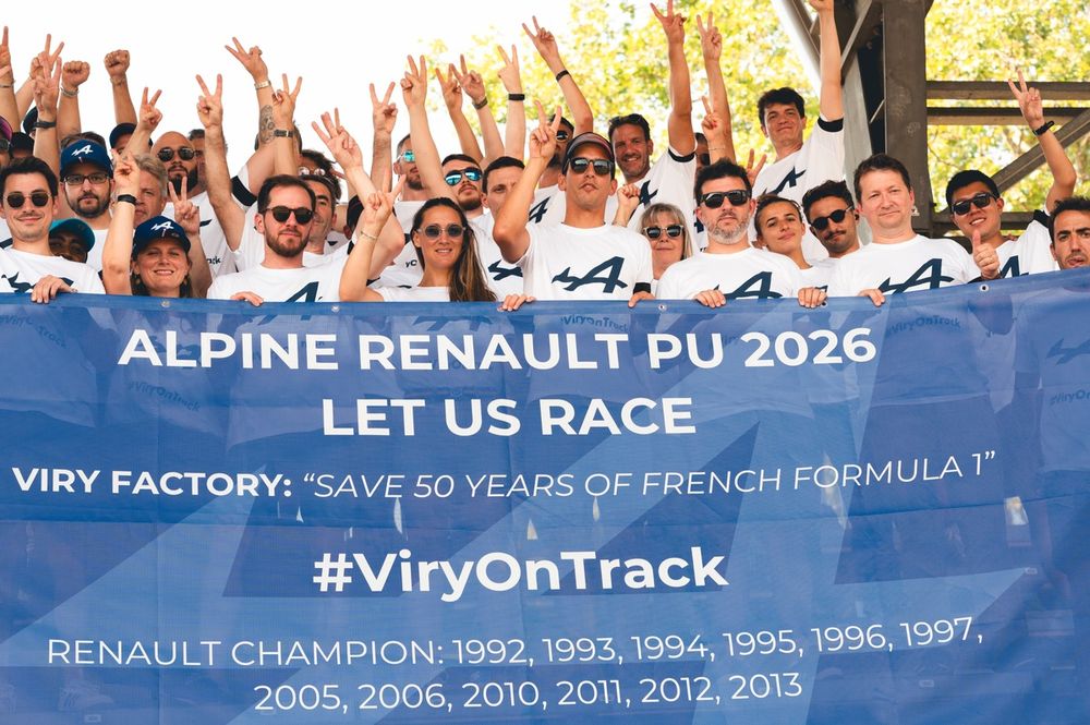 Alpine protestors from Viry-Chatillon made themselves heard in the grandstands