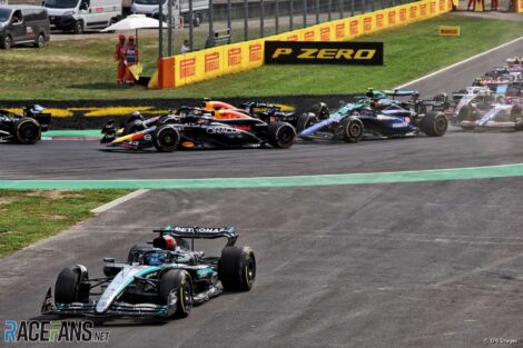 George Russell, Mercedes, Monza, 2024