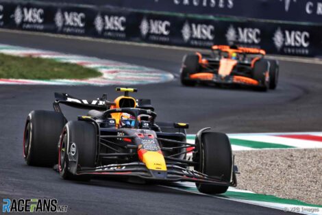 Sergio Perez, Red Bull, Monza, 2024