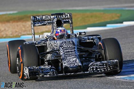 Daniel Ricciardo, Red Bull, Jerez, 2015 pre-season testing