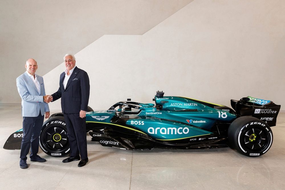 Adrian Newey,  Aston Martin Formula One  Team, Lawrence Stroll, Executive Chairman, Aston Martin Formula One Team