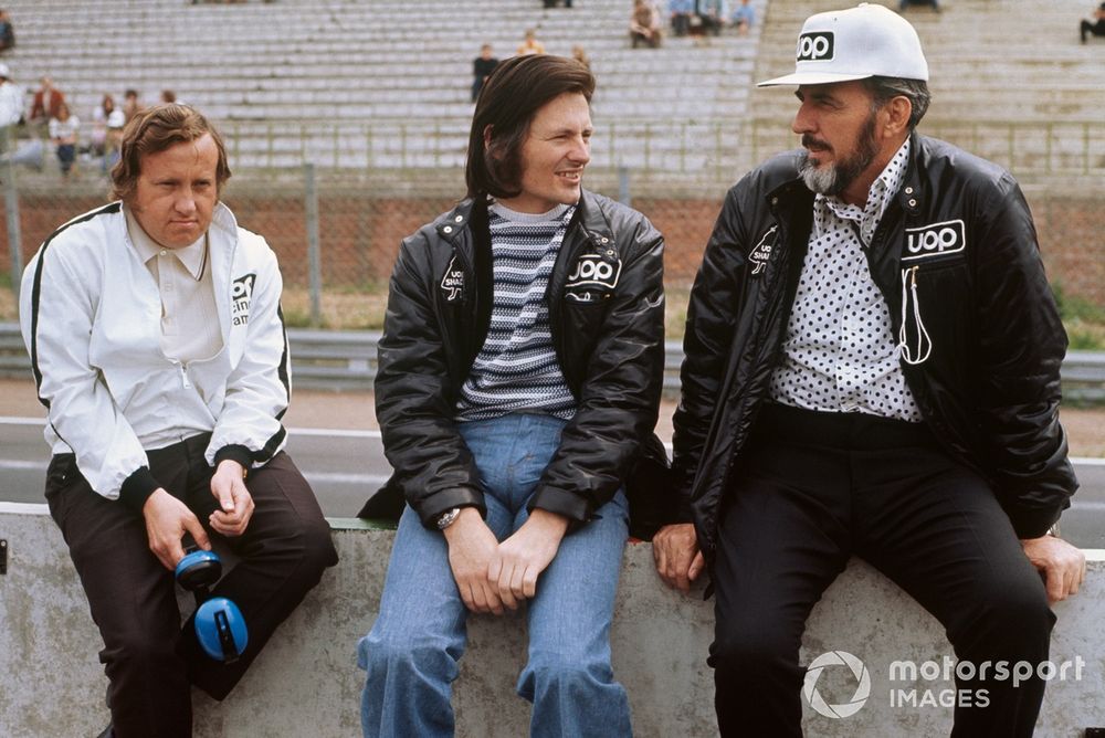 Southgate (middle, with Don Nichols, right) remembers Rees fondly as a talent-spotter