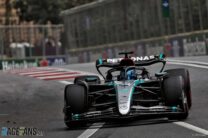 George Russell, Mercedes, Baku City Circuit, 2024