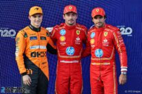 Oscar Piastri, Charles Leclerc, Carlos Sainz Jnr, Baku City Circuit, 2024