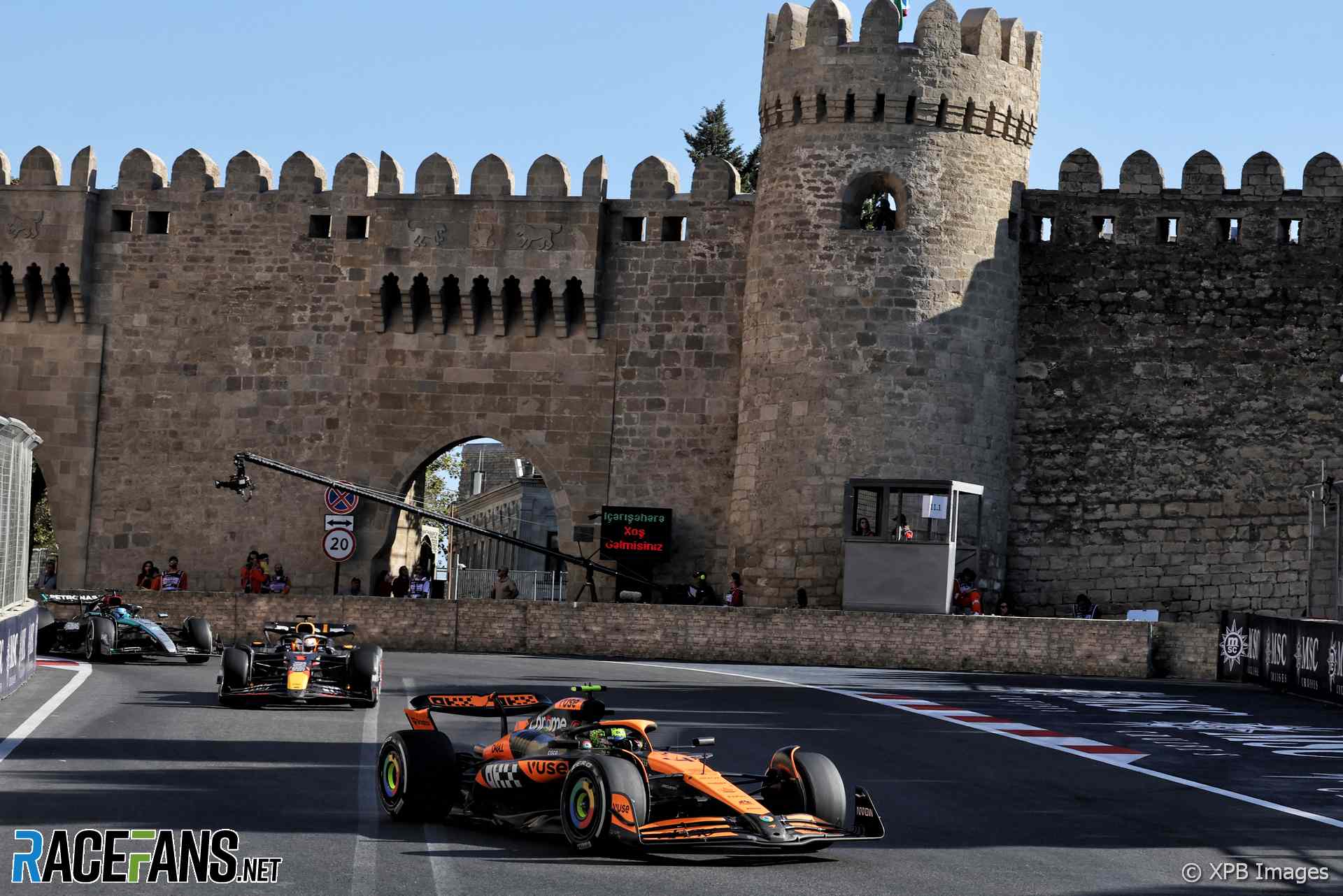 Lando Norris, McLaren, Baku City Circuit, 2024