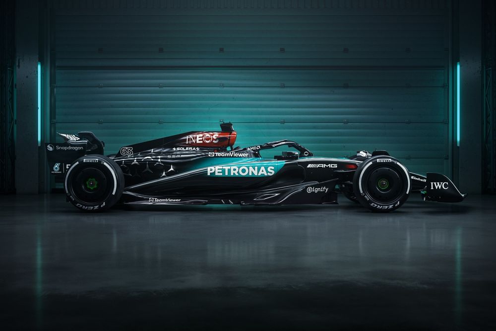 Mercedes W15 special livery 
