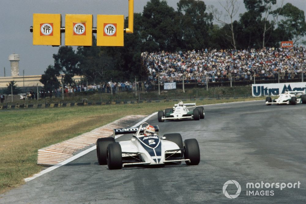 Piquet led the line single-handed for Brabham in 1981, with Rebaque's paltry contribution ensuring Williams scooped the constructors' title