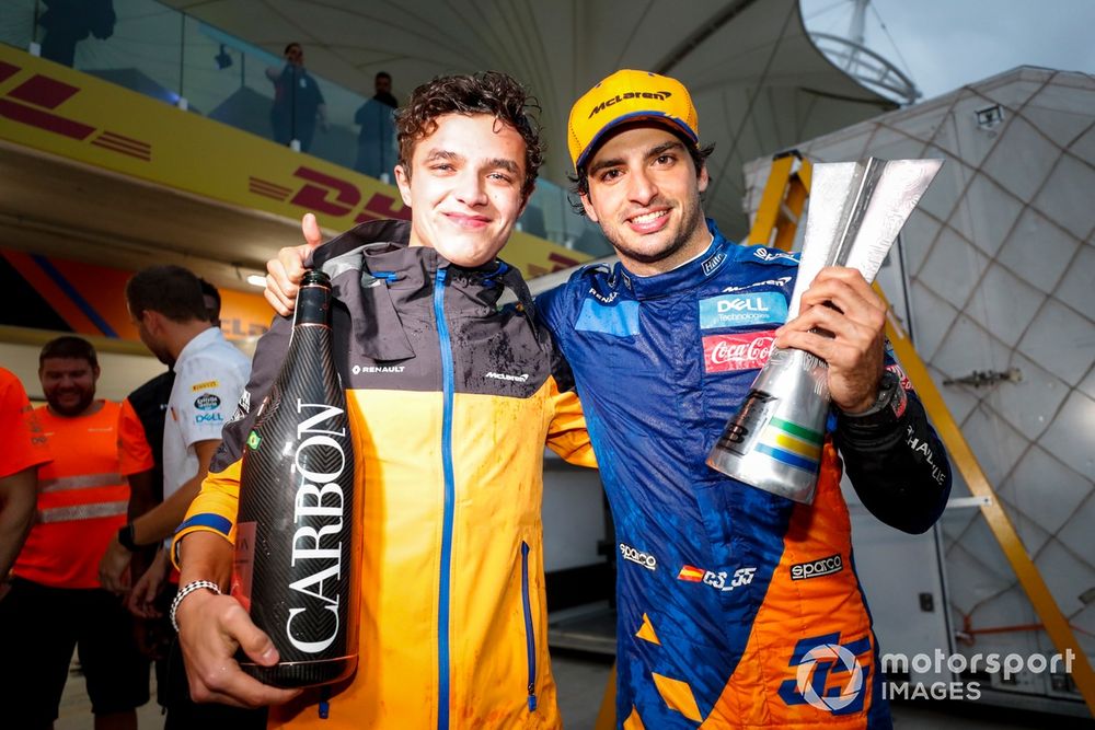 Lando Norris and Carlos Sainz