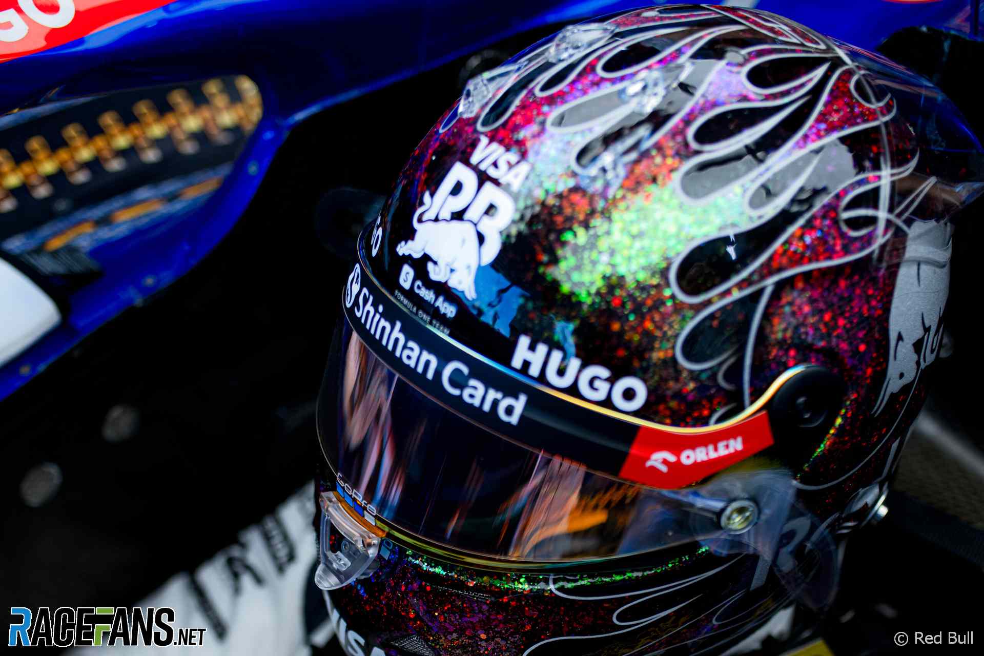 Daniel Ricciardo's 2024 Singapore Grand Prix helmet