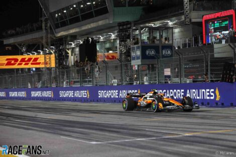 Lando Norris, McLaren, Singapore, 2024