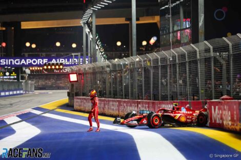 Carlos Sainz Jnr, Ferrari, Singapore, 2024