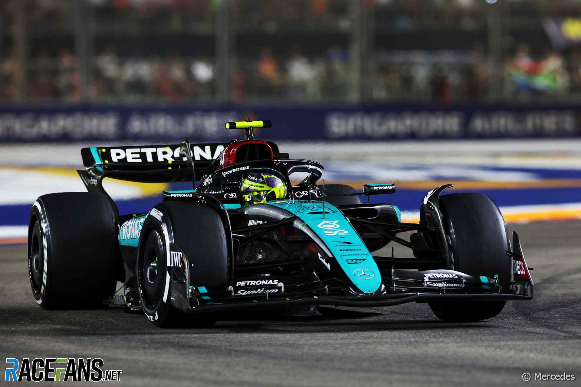 Lewis Hamilton, Mercedes, Singapore, 2024