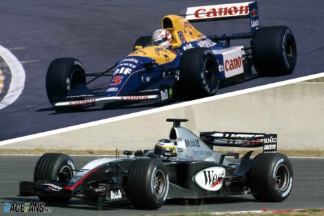 Williams FW14B and McLaren MP4/18