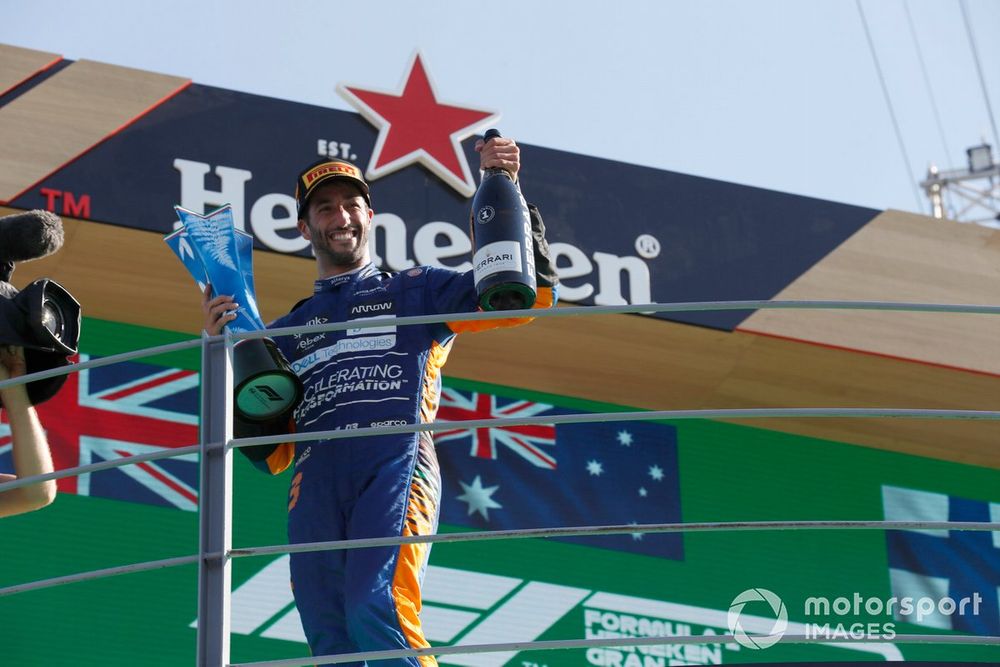 Ricciardo's infectious personality and fearlessness on track him a fan-favorite