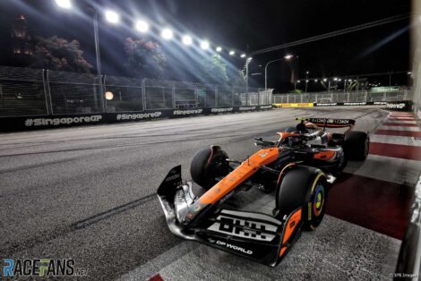 Lando Norris, McLaren, Singapore, 2024