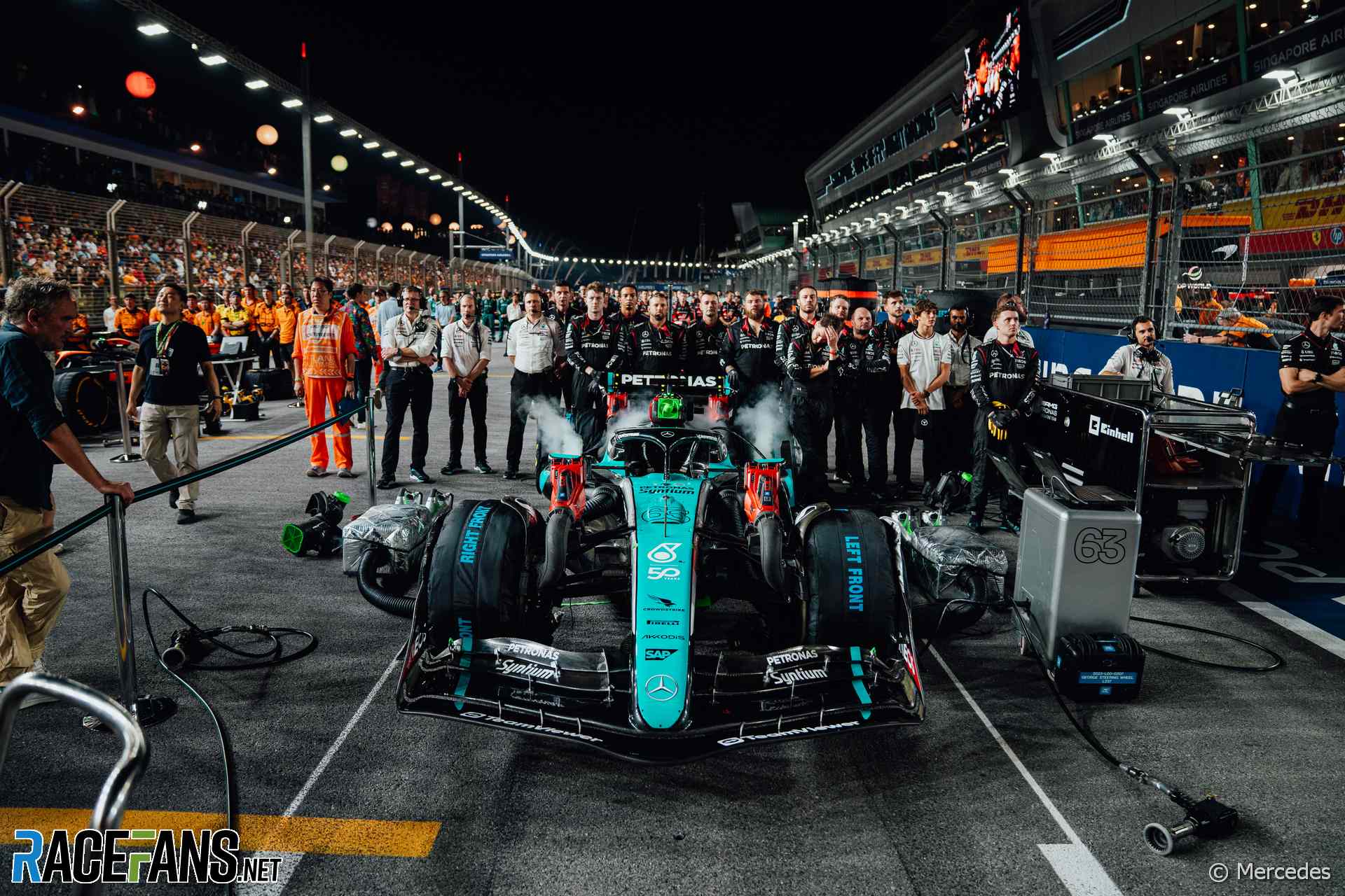 Lewis Hamilton, Mercedes, Singapore, 2024