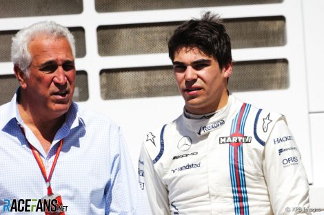 Lawrence Stroll, Lance Stroll, Williams, Circuit de Catalunya, 2017