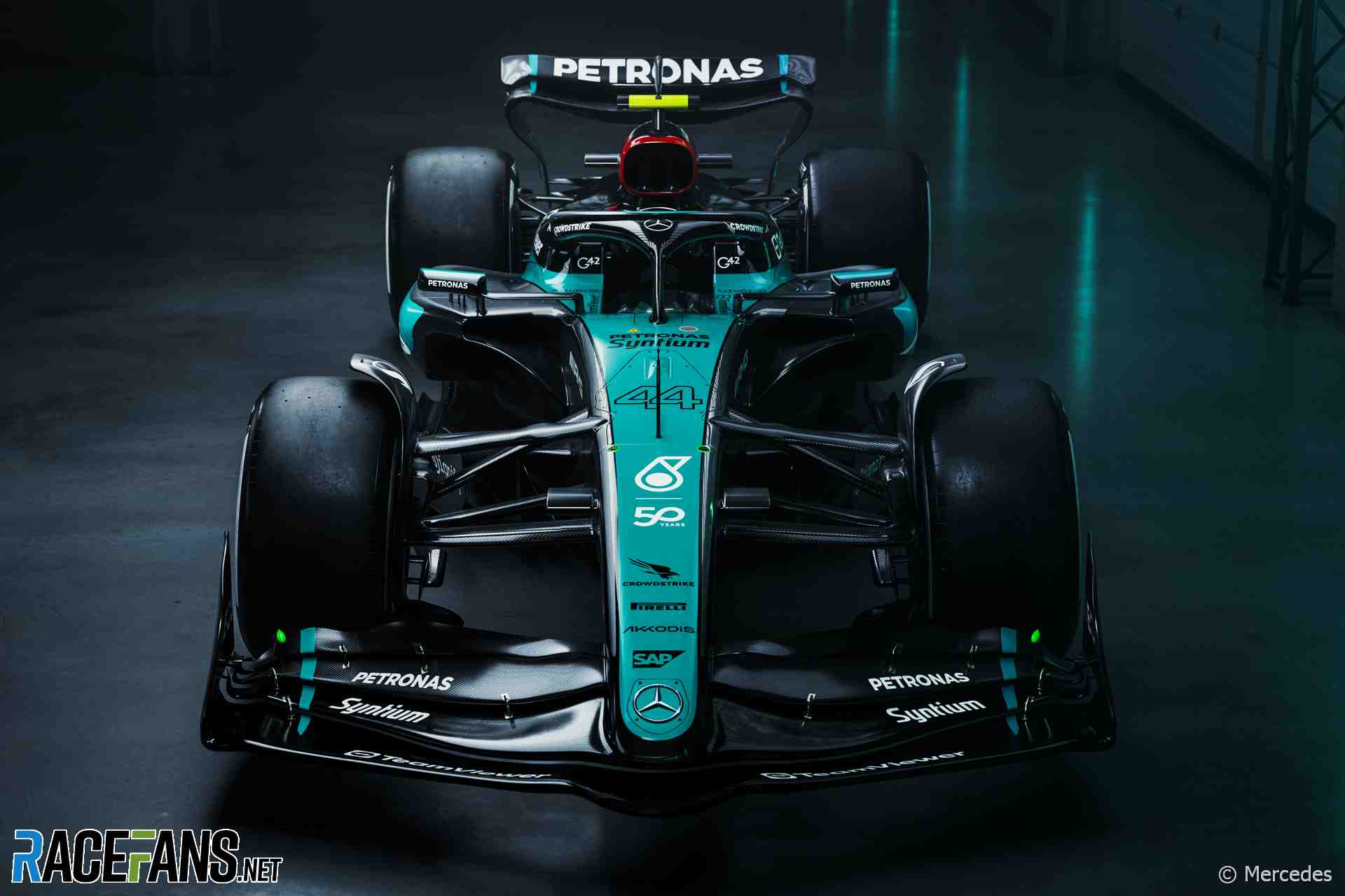 Mercedes' special livery for 2024 Singapore Grand Pric