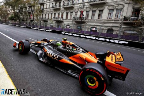 Lando Norris, McLaren, Baku City Circuit, 2024