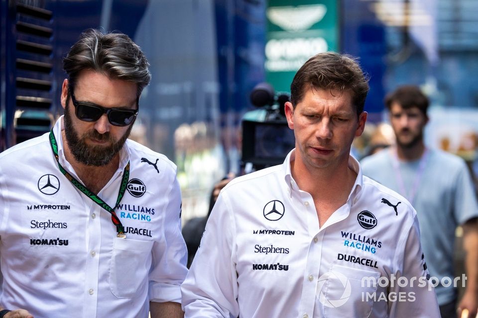 James Vowles, Team Principal, Williams Racing, in the Paddock