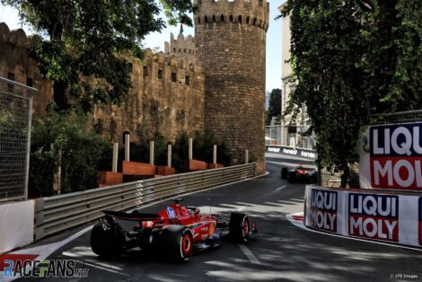 Charles Leclerc, Ferrari, Baku City Circuit, 2024