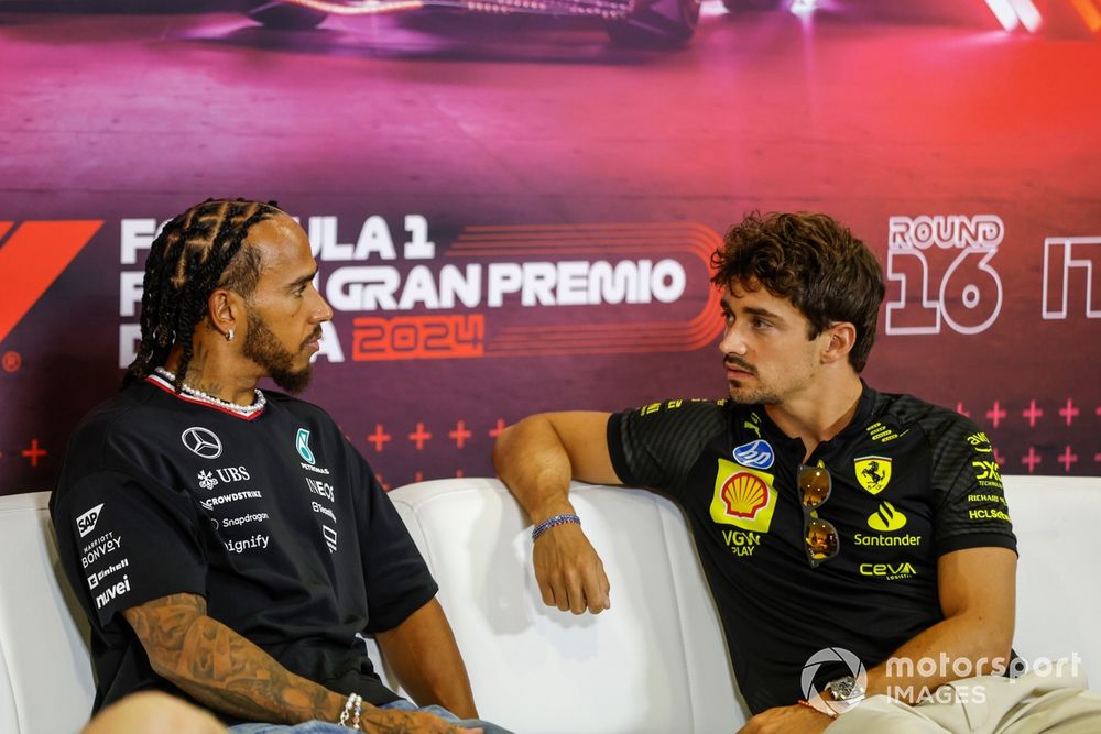 Lewis Hamilton, Mercedes-AMG F1 Team, Charles Leclerc, Scuderia Ferrari