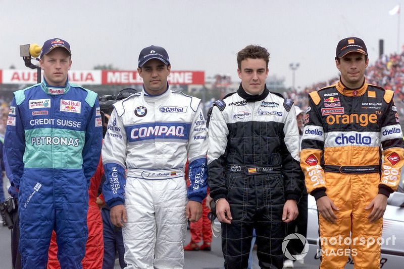 Fernando Alonso and Kimi Raikkonen made their F1 debuts together at the 2001 Australian Grand Prix