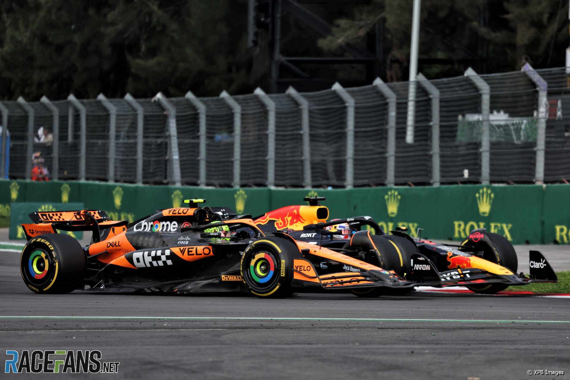 Lando Norris, Max Verstappen, Autodromo Hermanos Rodriguez, 2024