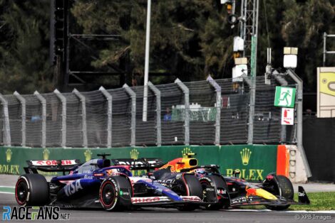 Liam Lawson, Sergio Perez, Autodromo Hermanos Rodriguez, 2024