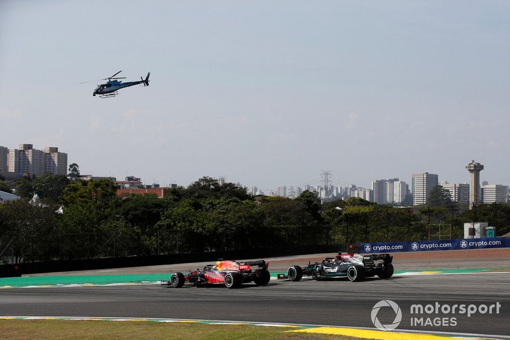 Austin battle with Norris was reminiscent of Verstappen's defence against Hamilton in the 2021 Brazilian GP that the Mercedes driver went on to win