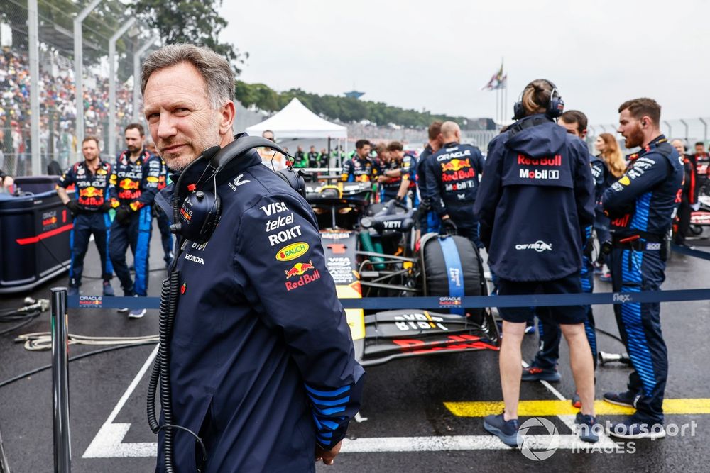 Christian Horner, Team Principal, Red Bull Racing, on the grid